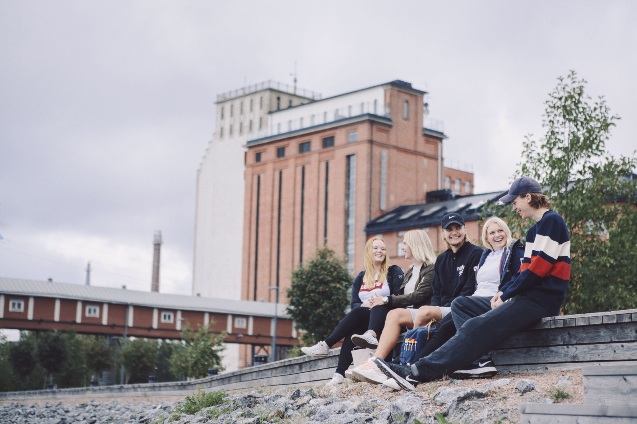 Studerande vid Academill.