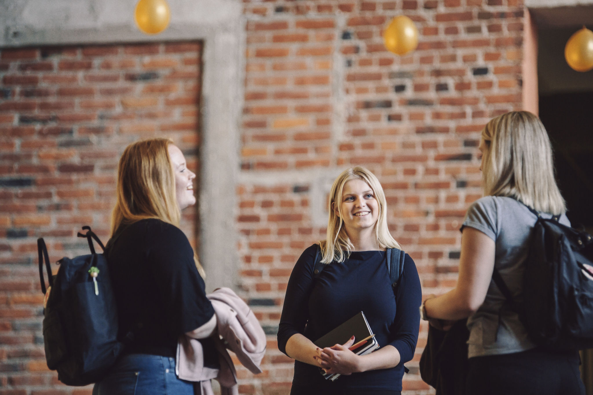 Studenter i Academill.