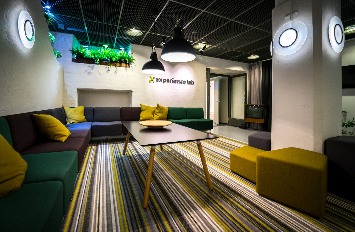 Lobby vid Experience Lab